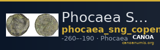 Phocaea SNG Copenhagen Phocaea 1034-1035 — CANOA