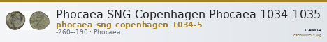 Phocaea SNG Copenhagen Phocaea 1034-1035 — CANOA