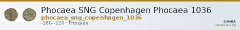 Phocaea SNG Copenhagen Phocaea 1036 — CANOA