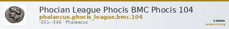 Phocian League Phocis BMC Phocis 104 — CANOA