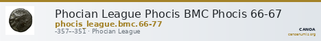 Phocian League Phocis BMC Phocis 66-67 — CANOA