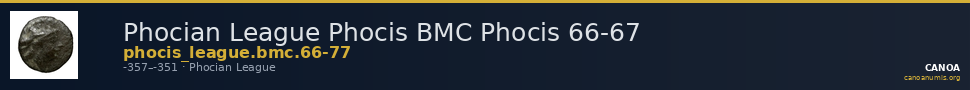 Phocian League Phocis BMC Phocis 66-67 — CANOA