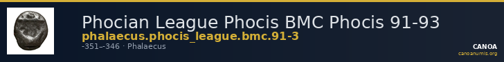 Phocian League Phocis BMC Phocis 91-93 — CANOA