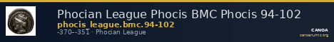 Phocian League Phocis BMC Phocis 94-102 — CANOA