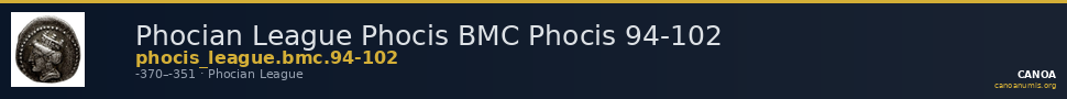 Phocian League Phocis BMC Phocis 94-102 — CANOA