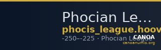 Phocian League Phocis Hoover 2014 1100 — CANOA