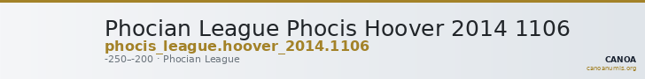 Phocian League Phocis Hoover 2014 1106 — CANOA