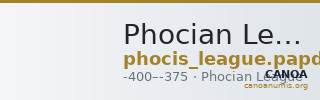 Phocian League Phocis Papademetriou 1996 pp. 225-30 — CANOA