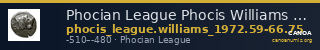 Phocian League Phocis Williams 1972 Period I, 59-66; 75 — CANOA