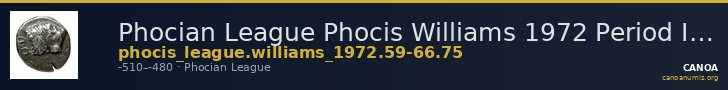 Phocian League Phocis Williams 1972 Period I, 59-66; 75 — CANOA