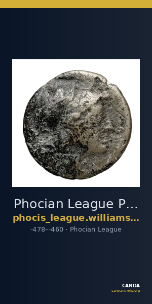 Phocian League Phocis Williams 1972 Period II, 104-11; 138-40; 148-52 — CANOA