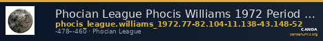 Phocian League Phocis Williams 1972 Period II, 104-11; 138-40; 148-52 — CANOA
