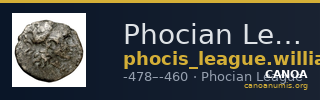 Phocian League Phocis Williams 1972 Period II, 83-103; 112-37; 153-6; 158-61 — CANOA