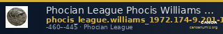 Phocian League Phocis Williams 1972 Period III, 174-9; 201-12; 220-33 — CANOA