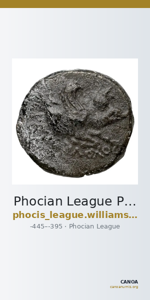 Phocian League Phocis Williams 1972 Period IV, 234-46; 248-59 — CANOA