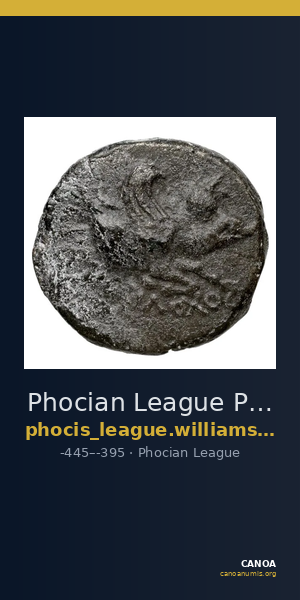 Phocian League Phocis Williams 1972 Period IV, 234-46; 248-59 — CANOA
