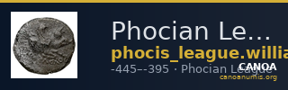 Phocian League Phocis Williams 1972 Period IV, 234-46; 248-59 — CANOA