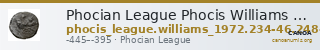 Phocian League Phocis Williams 1972 Period IV, 234-46; 248-59 — CANOA