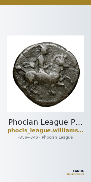 Phocian League Phocis Williams 1972 Period V, 'Branch' group, 302-28; 332-4 — CANOA