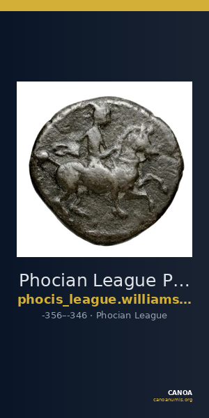 Phocian League Phocis Williams 1972 Period V, 'Branch' group, 302-28; 332-4 — CANOA