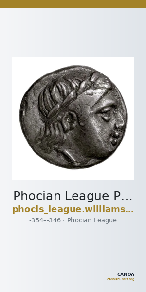 Phocian League Phocis Williams 1972 Period V, 'Lyre' group, 335-413 — CANOA