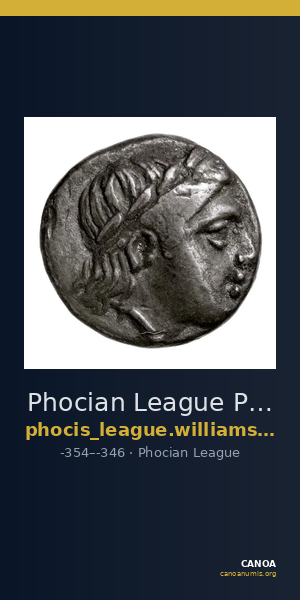 Phocian League Phocis Williams 1972 Period V, 'Lyre' group, 335-413 — CANOA