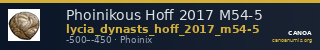Phoinikous Hoff 2017 M54-5 — CANOA
