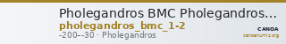 Pholegandros BMC Pholegandros n° 1 — CANOA