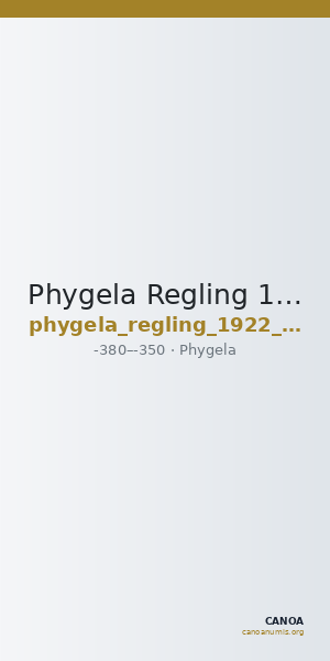 Phygela Regling 1922 Group II — CANOA
