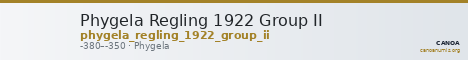 Phygela Regling 1922 Group II — CANOA