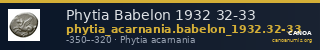 Phytia Babelon 1932 32-33 — CANOA