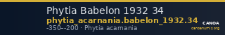 Phytia Babelon 1932 34 — CANOA