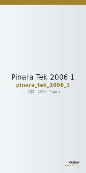 Pinara Tek 2006 1 — CANOA