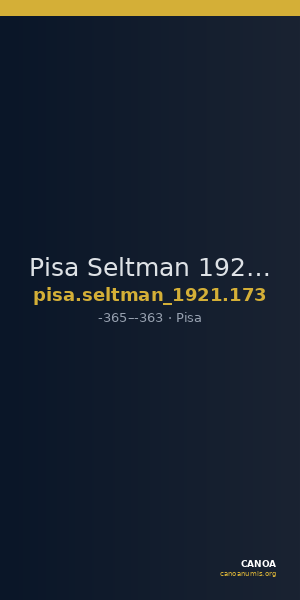 Pisa Seltman 1921 173 — CANOA