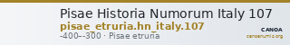 Pisae Historia Numorum Italy 107 — CANOA