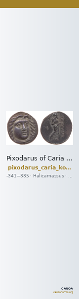 Pixodarus of Caria Halicarnassus Konuk 1998 A1 — CANOA