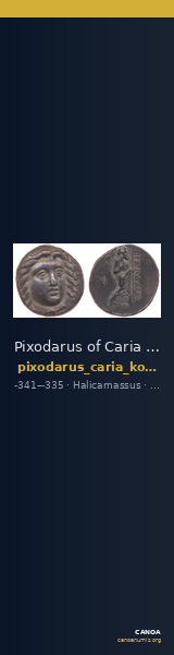 Pixodarus of Caria Halicarnassus Konuk 1998 A1 — CANOA