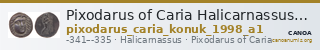 Pixodarus of Caria Halicarnassus Konuk 1998 A1 — CANOA