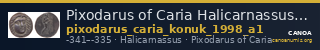 Pixodarus of Caria Halicarnassus Konuk 1998 A1 — CANOA