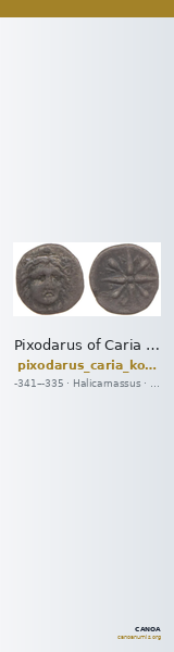 Pixodarus of Caria Halicarnassus Konuk 1998 A2 — CANOA