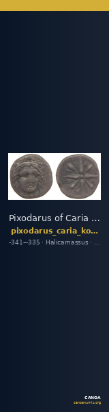 Pixodarus of Caria Halicarnassus Konuk 1998 A2 — CANOA