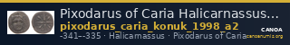 Pixodarus of Caria Halicarnassus Konuk 1998 A2 — CANOA