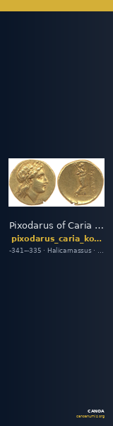 Pixodarus of Caria Halicarnassus Konuk 1998 B1 — CANOA