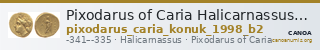 Pixodarus of Caria Halicarnassus Konuk 1998 B2 — CANOA