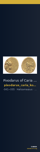 Pixodarus of Caria Halicarnassus Konuk 1998 B3 — CANOA