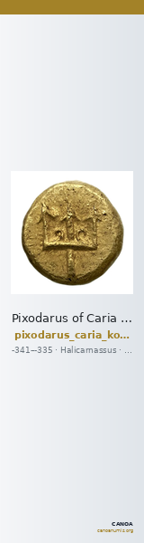 Pixodarus of Caria Halicarnassus Konuk 1998 B4 — CANOA