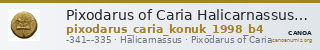 Pixodarus of Caria Halicarnassus Konuk 1998 B4 — CANOA