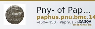 Pny- of Paphos Paphos BMC Paphus 14-16 — CANOA