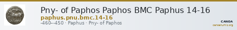 Pny- of Paphos Paphos BMC Paphus 14-16 — CANOA
