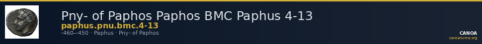Pny- of Paphos Paphos BMC Paphus 4-13 — CANOA